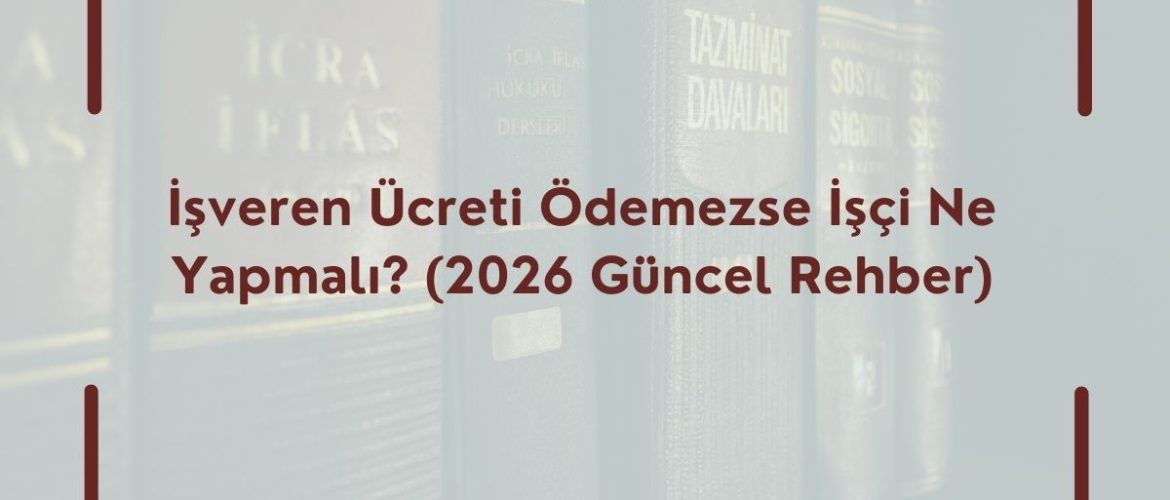 Ücreti ödenmeyen işçi ne yapmalı? İş Kanunu kapsamında haklarınız, arabuluculuk süreci, dava açma ve icra takibi gibi tüm aşamaları 2025 yılı güncel bilgilerle öğrenin. Diğer Makalelerimize ulaşmak için : https://www.tasci.av.tr/makaleler/ Resmi Gazete: https://www.resmigazete.gov.tr/