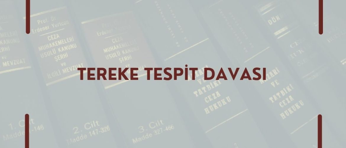 TEREKE TESPİT DAVASI